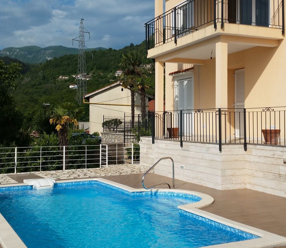 Kroatien, Opatija Riviera: Freistehende Villa mit Pool und Meerblick - Immobilie H2644 in Rosenheim