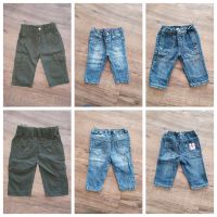 Jeans, Jeanshose, Cargo Hose, Gr. 68 blau, khaki Guter Zustand, Bayern - Feuchtwangen Vorschau