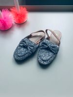 ZARA Mädchen Glitzer Pantoletten Slipper Sandalen silber Gr. 34 Bayern - Kemmern Vorschau