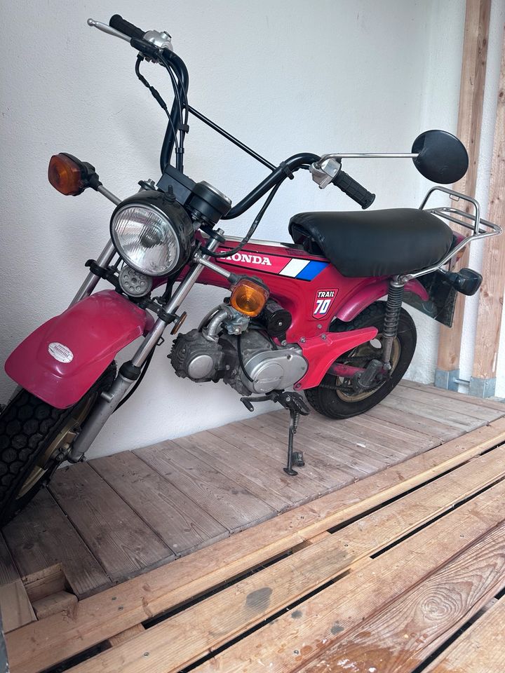 TÜV NEU Honda Dax CT 70 US JH2 trail original 1986 1988 in Regen