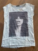 ESPRIT Damen T-Shirt m.Frontprint Gr.40/42 creme Maße unten €5,-- Bayern - Dietmannsried Vorschau