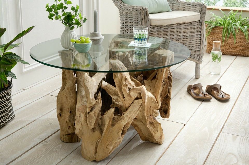 Treibholz Couchtisch Driftwood 80cm, Teak Unikat in Hamburg