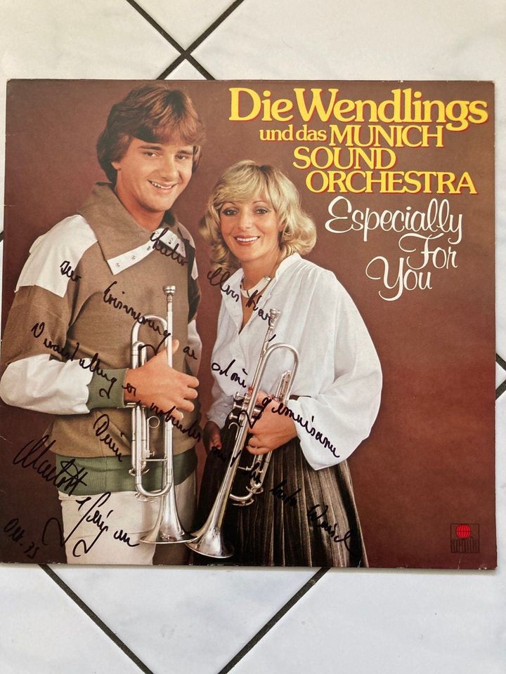 LP Wendlings Munich Sound Orchestra signiert Autogramm in Essen