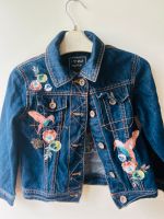 NEXT UK Jeans Jacke Gr 104 110 Stickereien Kolibri Butterfly Mädc Baden-Württemberg - Heidelberg Vorschau