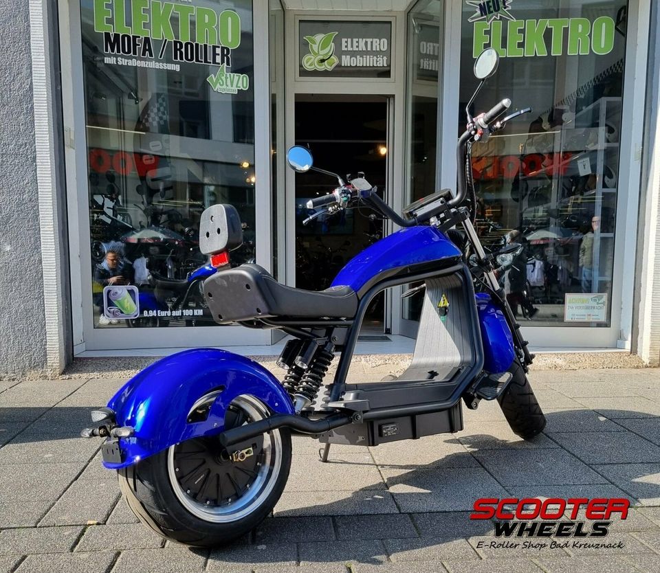 ⚡NEU⚡ Big Custom Chopper ST-1 Elektroroller e-Scooter e-Roller in Bad Kreuznach