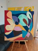 Bild, abstraktes Kunstwerk, Handarbeit "Flight of Fantasy" 1×1m Schleswig-Holstein - Flensburg Vorschau