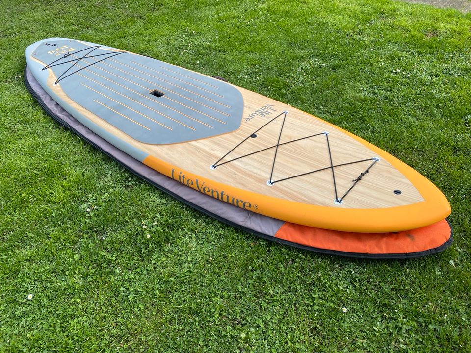 SUP, Stand Up Paddeling, 10'6"x31,5" Ray, Hardboard, Lite Venture in Langenberg