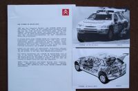 Citroen Presse-Information 1990 "Citroen ZX Rallye Raid" Bayern - Salzweg Vorschau