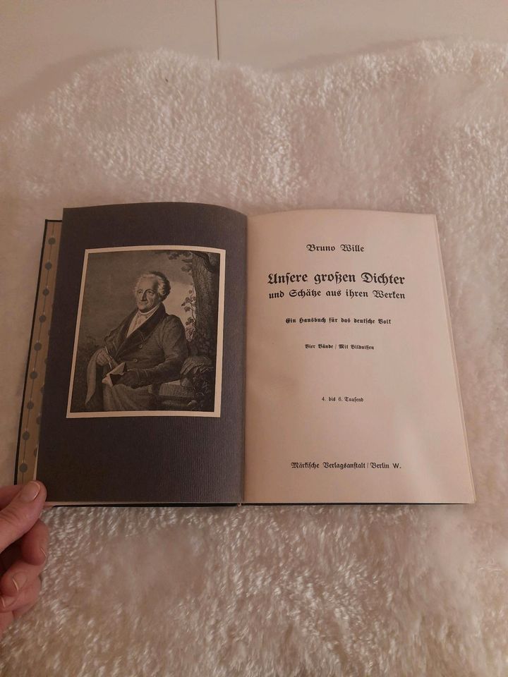 ❌️Unsere großen Dichter Bruno Wille 155 Seiten  sehr gut in Berlin