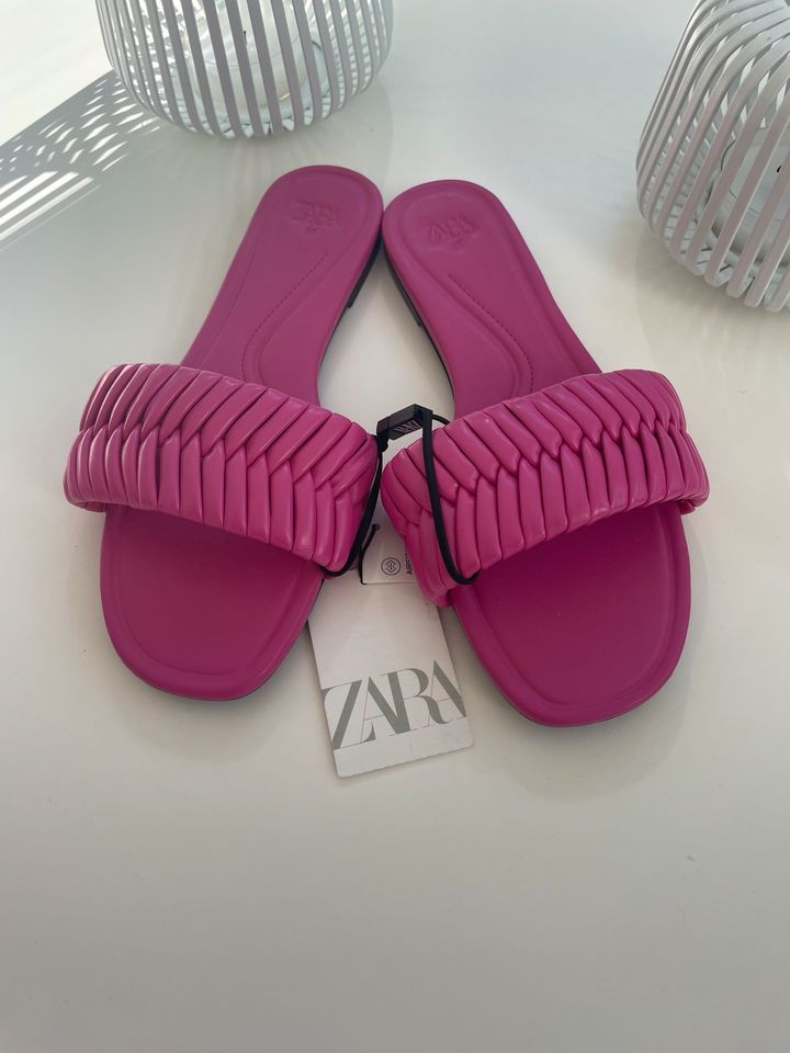 Zara, supersüße Schläppchen, Gr. 37, pink, NEU in Hannover