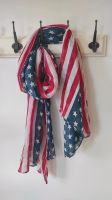 Tuch Damen Schal USA Flagge Amerika rot blau Sterne Mecklenburg-Vorpommern - Stralsund Vorschau