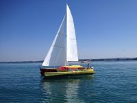 Segelboot (Trimaran) aus Altersgründen abzugeben. Baden-Württemberg - Salem Vorschau