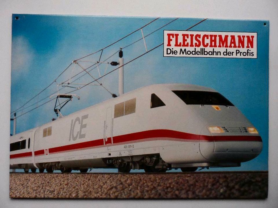 Fleischmann H0 N Eisenbahn Dampflok - Plakat Poster Aufsteller in Kirchheimbolanden