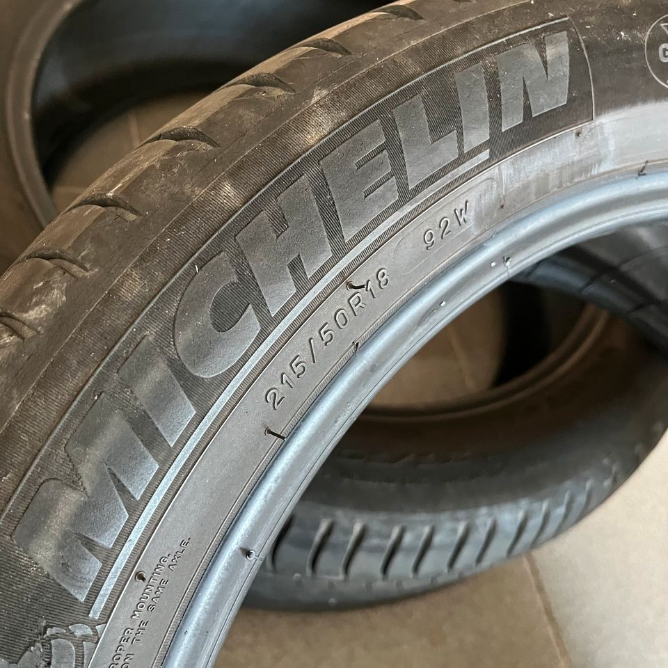 215/50R18 92W Michelin Primacy 3 AO Audi VW Skoda Seat Sommer in Werdau