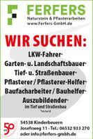 Pflasterer / Pflasterer-Helfer / LKW Fahrer / Bauhelfer / Azubis Rheinland-Pfalz - Kinderbeuern Vorschau