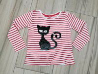 Süßes Katzen-Shirt, 122, Wendepailletten, rot/weiß Bayern - Aichach Vorschau