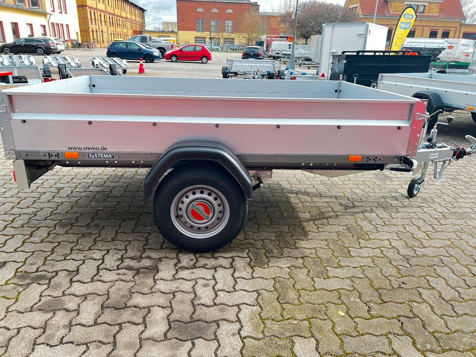 STEMA Tieflader 1,3t 250x 150 cm Pkw-Anhänger 100 Kmh zul. in Lutherstadt Wittenberg