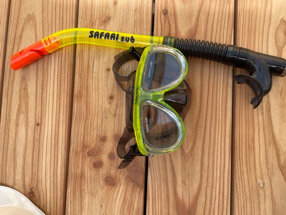 Taucherbrille Schnorchel Flossen Schwimmbrille in Fichtelberg