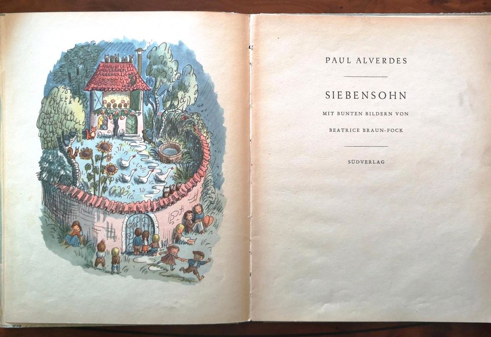 Siebensohn. Histor. Bilderbuch v. Paul Alverdes in Bad Urach