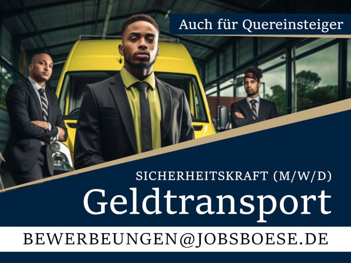 ARBEITE IM GELDTRANSPORT**| AUCH FÜR QUEREINSTEIGER MÖGLICH!! in Duisburg