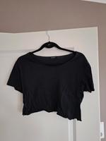 pull & bear tshirt schwarz cropped Hessen - Gudensberg Vorschau