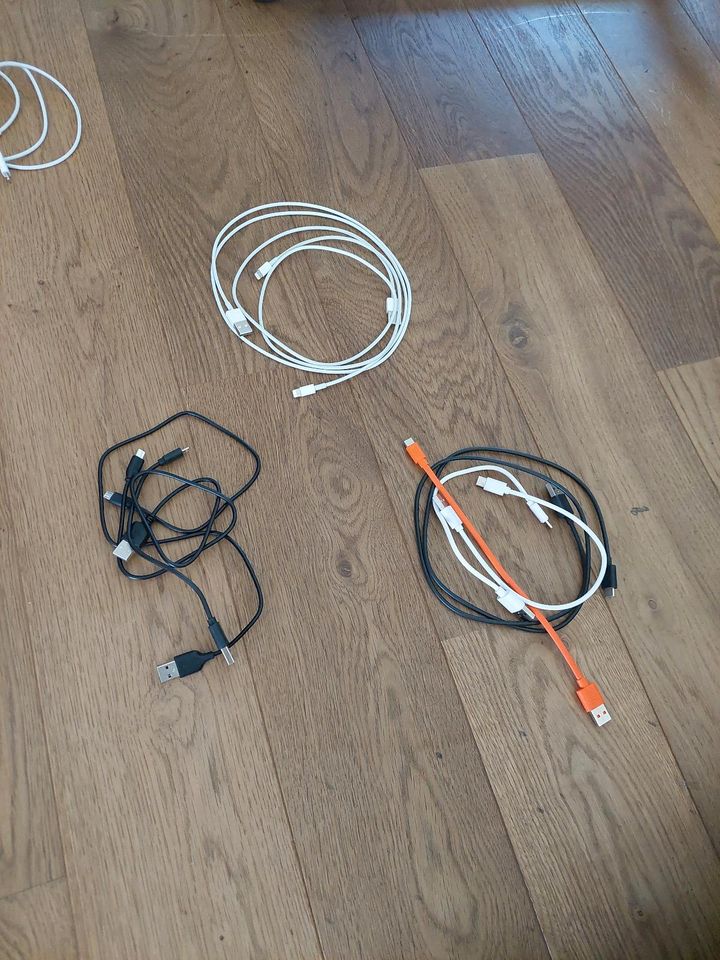 Verschiedene Ladekabel in Stephanskirchen