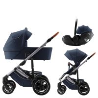 Britax Römer SMILE 5Z - 3in1 Kinderwagen-Set - Night Blue - inkl. Babywanne + Sportsitz + BABY-SAFE PRO + XXL-Zubehörpaket - NEU Hessen - Fulda Vorschau