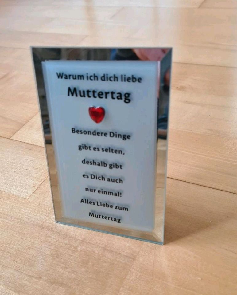 Glasbild Bild Muttertag Neu in St. Ingbert