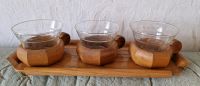 Teeglas-Set Holz 50er/60er Jahre Dresden - Pieschen Vorschau