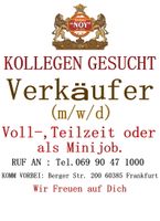 Frankfurt Bornheim Verkäufer Verkäuferin (w/m/d) Feinkost Laden Frankfurt am Main - Ostend Vorschau