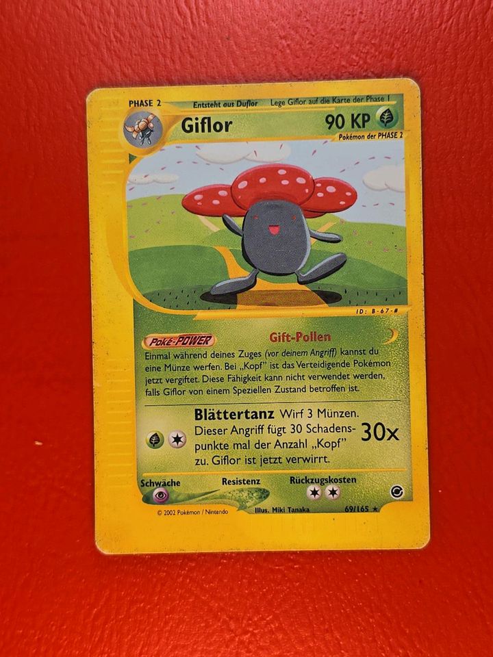 Pokemon Giflor Karte in Schwarzenberg (Erzgebirge)