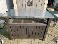 ❕Keter Unity XL Grilltisch/Rollwagen 124x54x90cm braun&anthrazit Niedersachsen - Hemslingen Vorschau