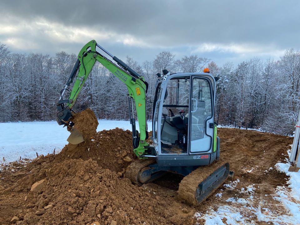 Minibagger Vermietung Baumaschinen Mieten Leihen in Eckersdorf