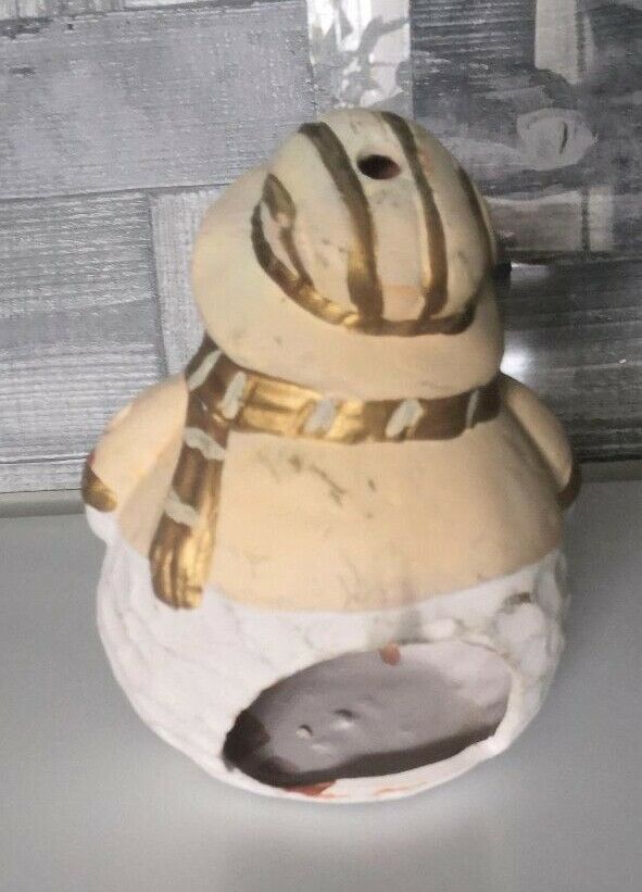 Weihnachtsdeko  Teelichter  Weihnachten Schneemann Engel in Überherrn