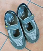 Sandalen, Gr. 38,5 weit, Klettverschluss, grau/grün, Fitville Nordrhein-Westfalen - Remscheid Vorschau