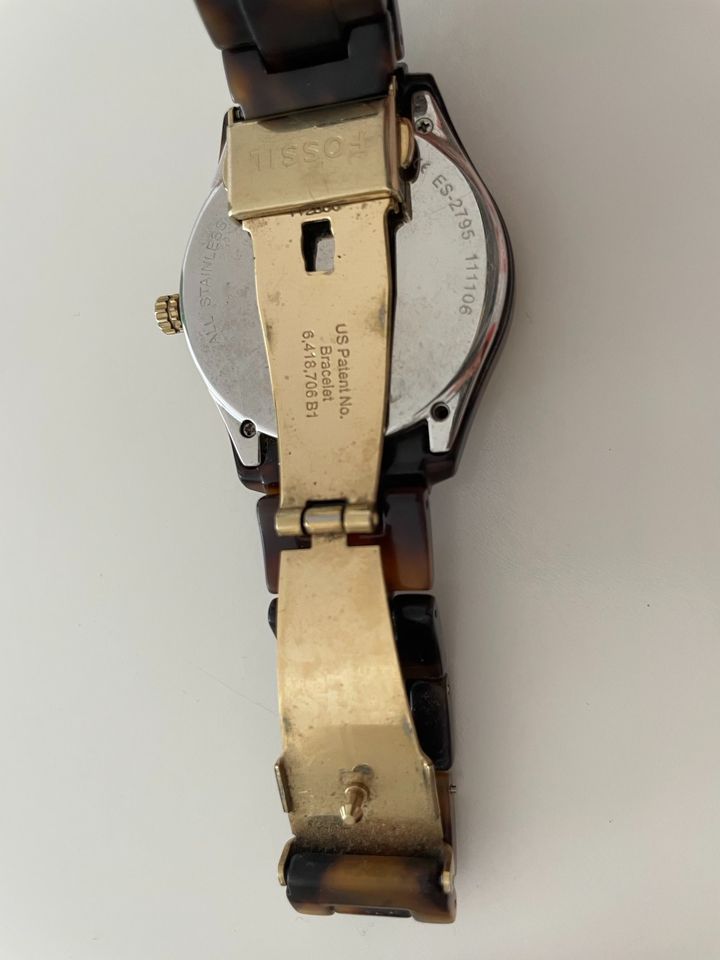 Armbanduhr Fossil Damen Leoprint in Düsseldorf