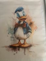 Donald Duck Leinwandbild ca 70x50 Top 25 Euro ohne Rahmen Nordrhein-Westfalen - Hagen Vorschau