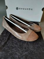 Neosens Schuhe Ballerinas Halbschuhe Slipper 40 braun Leder Bayern - Goldbach Vorschau
