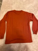 Herren Sweatshirt Pullover V-Ausschnitt orange/rostfarben Gr. M Nordrhein-Westfalen - Nörvenich Vorschau