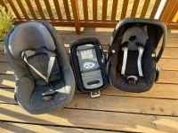 Babyschale mit Isofixstation und Kindersitz von Maxi Cosi Hessen - Lindenfels Vorschau