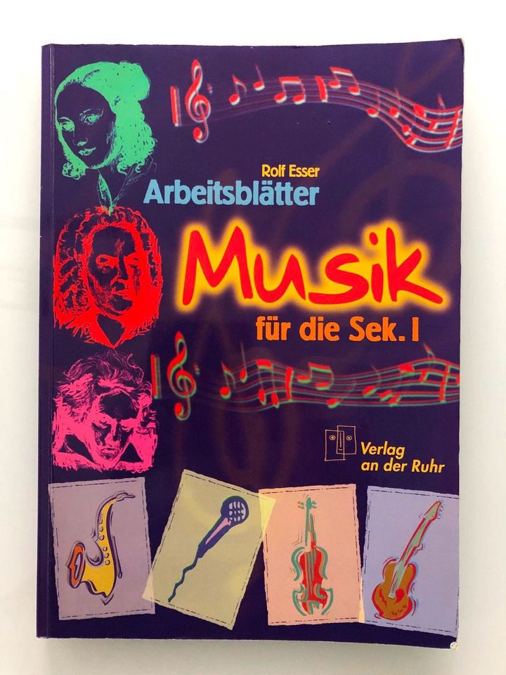 Musik Sekundarstufe1 Arbeitsblätter+Lösungen von Rolf Esser neuw. in Kiel
