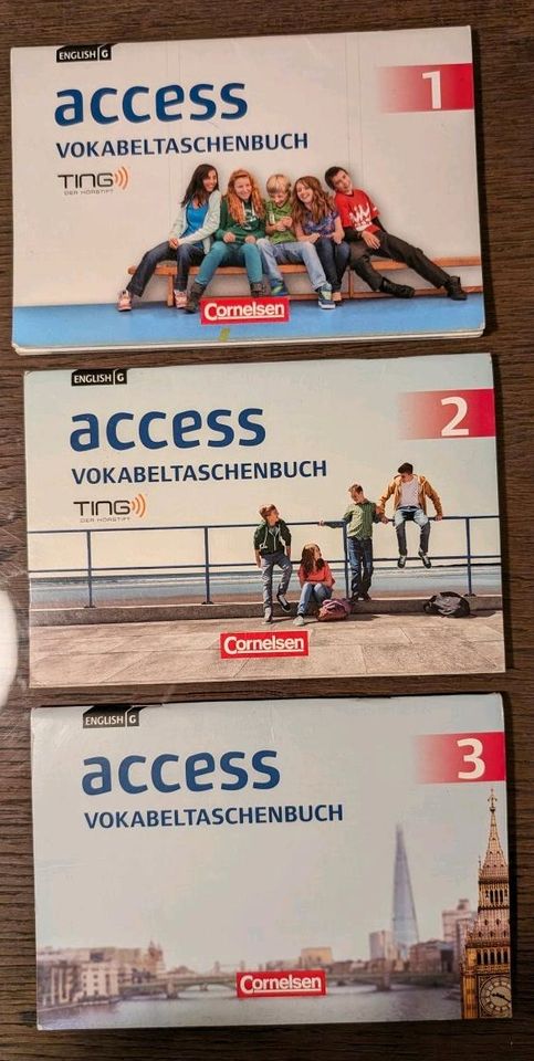 access Vokabeltaschenbuch 1,2,3 Englisch G,  5,6,7 Klasse in Hanau