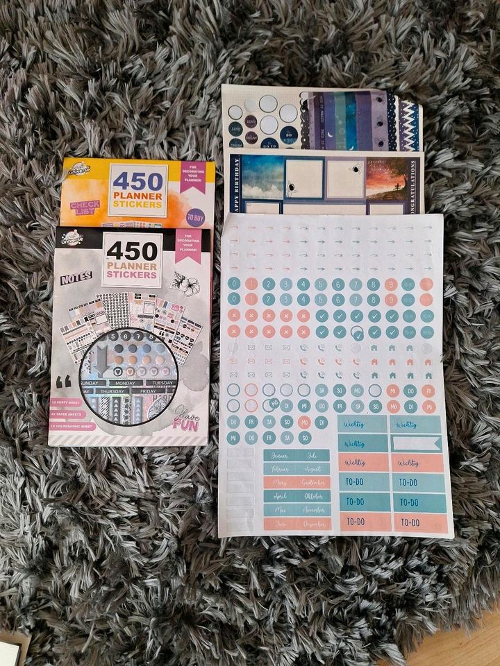 DIY Bullet Journal div.Zubehör  : Sticker, Bastelpapier, Calligra in Berlin