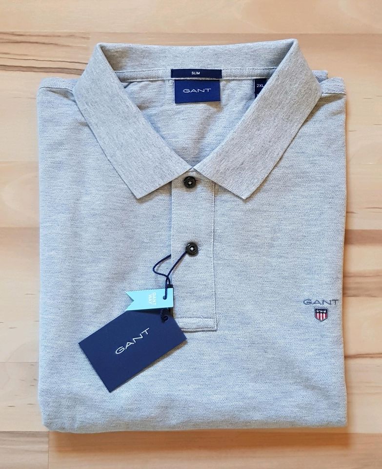 NEU! Gant Herren Polo Shirt 2XL XXL grau slim Pique Rugger in Sachsen -  Haselbachtal | eBay Kleinanzeigen ist jetzt Kleinanzeigen