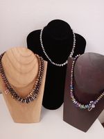 Damen Halsketten, 4 Farben, Gesamtlänge 20 cm, Magnetverschluss Rheinland-Pfalz - Badem Vorschau