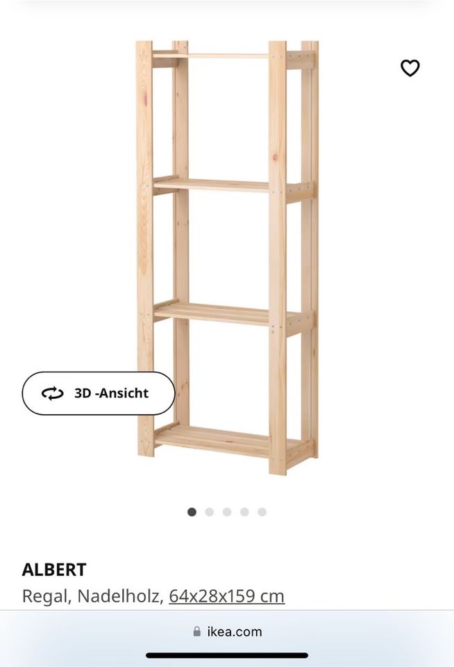 Holzregal ALBERT IKEA in Dachau