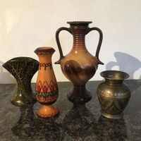 Vasen Set Blumenvase Holz Ton Porzellan Metall Nordrhein-Westfalen - Herdecke Vorschau