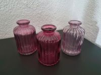 3 Vasen Glas Deko Home rosa pink Nordrhein-Westfalen - Marl Vorschau