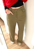 Leinenhose beige khaki braun XL 42 H&M Damen Hose weit Nordrhein-Westfalen - Detmold Vorschau
