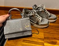Set: Michael Kors Sneaker + Zara Clutch – Strass, Größe 37 Bayern - Ingolstadt Vorschau
